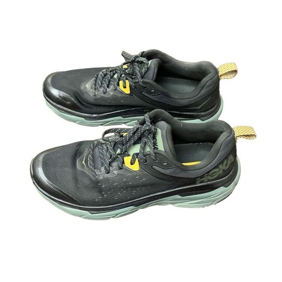 COPY - Hoka One One Challenger ATR 6 Men's Lace Up Black & Yellow Running Sneak… - Picture 2 of 8